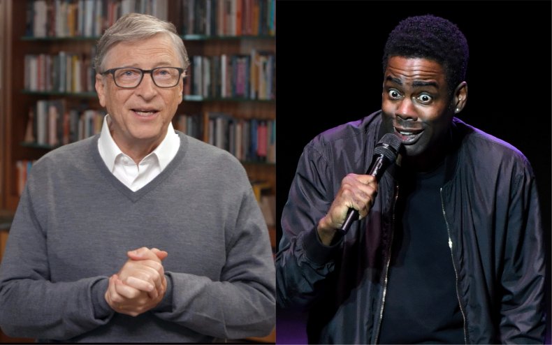 Bill Gates and Chris Rock. 