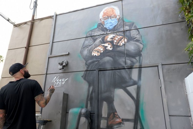 bernie mural