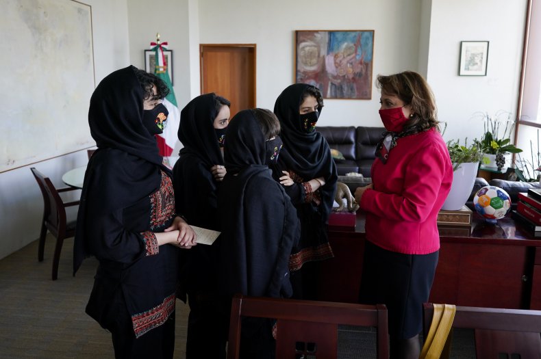 Afghan Robotics Team in Mexico City, Mexico