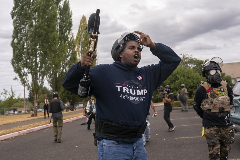 Portland Protest Fight