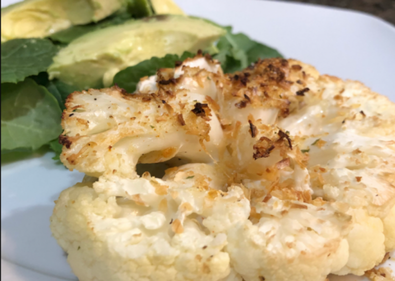 Roasted cauliflower steaks