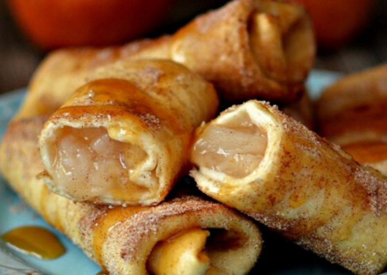 Apple cinnamon chimichangas