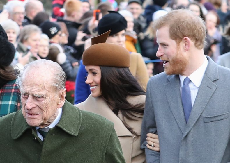 Harry, Meghan and Prince Philip at Christmas