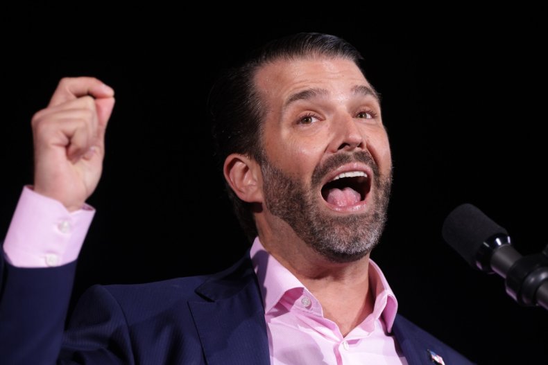 Donald Trump Jr. Speaks at a Rally