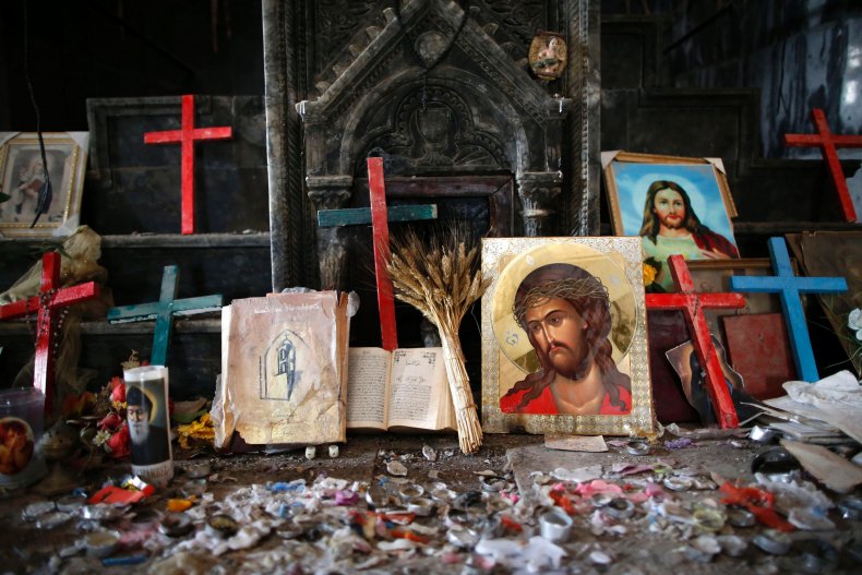 Crucifixes and icons