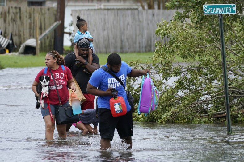Flooding in LaPlace, Louisiana