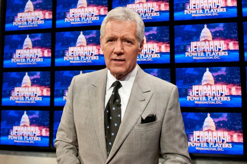 Late "Jeopardy!" host Alex Trebek