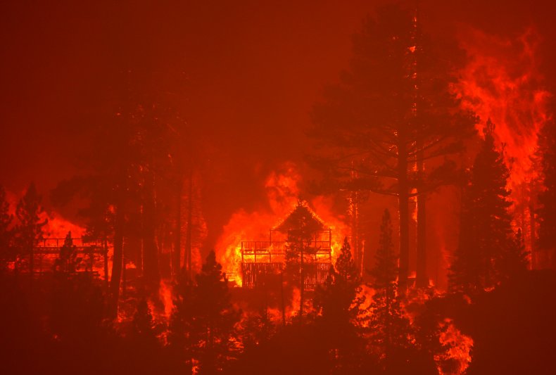Caldor Fire Lake Tahoe