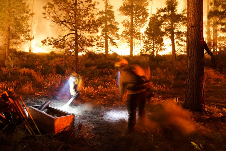 Firefighters Caldor Fire