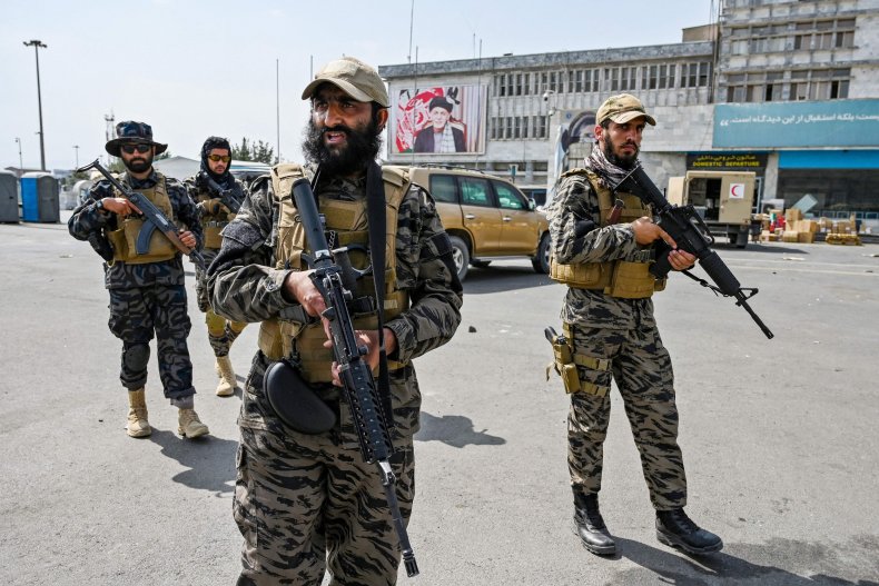 Taliban Members at Kabul Airport