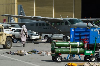 Aircrafts at Kabul Airport Aircrafts at Kabul Airport