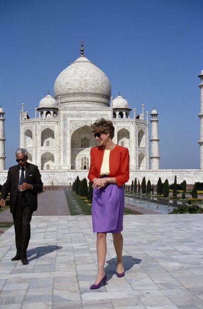 Princess Diana Visits Taj Mahal Princess Diana Visits Taj Mahal