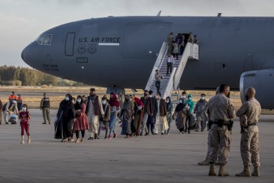 Afghan Refugees Arrive in Spain Afghan Refugees Arrive in Spain