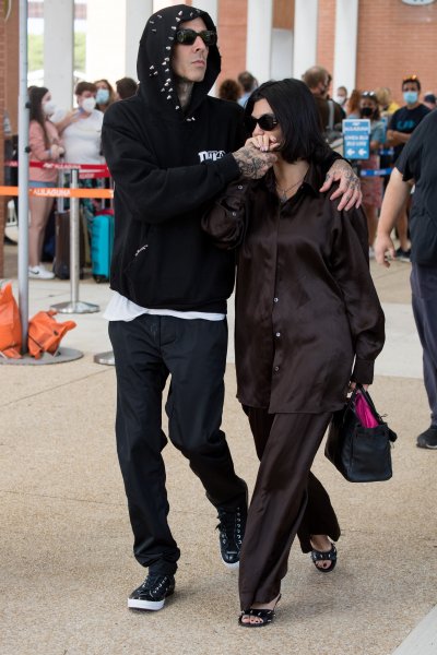 Travis Barker et Kourtney Kardashian à Venise