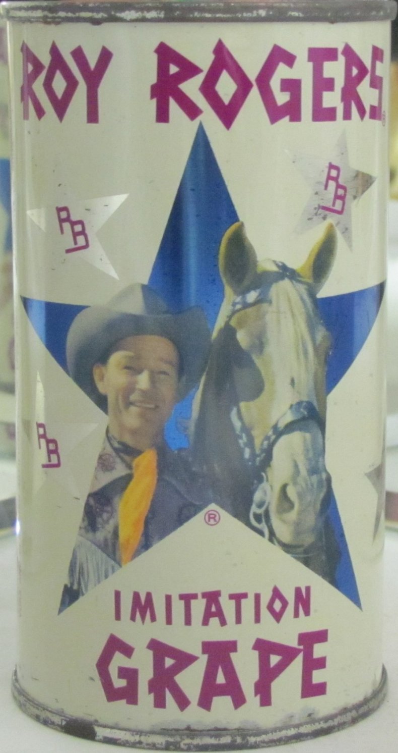 Roy Rogers soda pop can