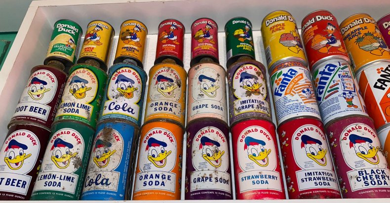 Donald Duck Soft Drinks