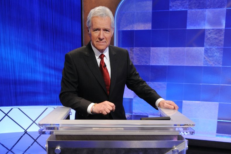 Late "Jeopardy!" host Alex Trebek