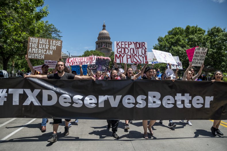 Protesters abortion Texas