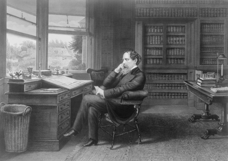 British novelist Charles Dickens