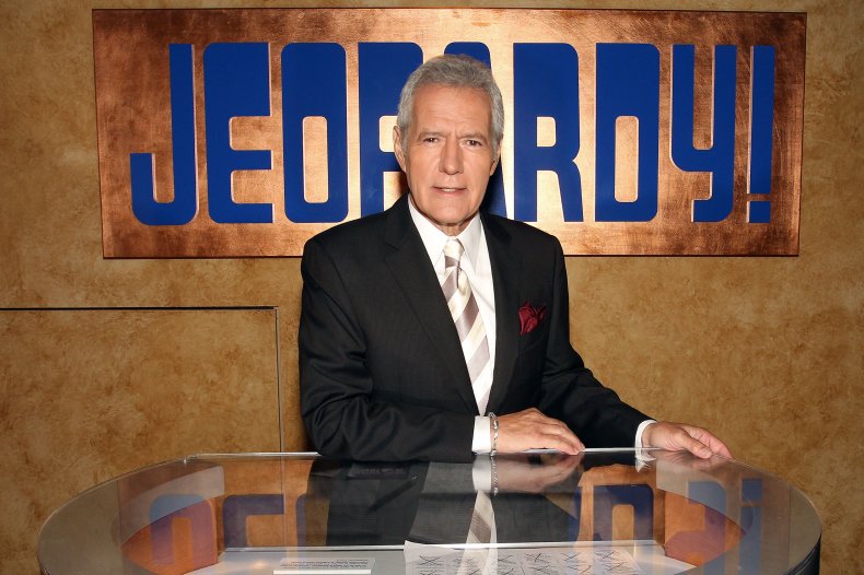 "Jeopardy!" host Alex Trebek