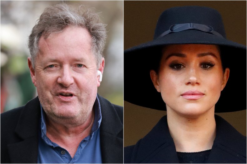 Piers Morgan and Meghan Markle