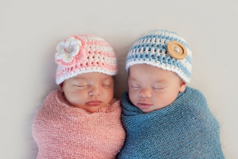 Twin babies