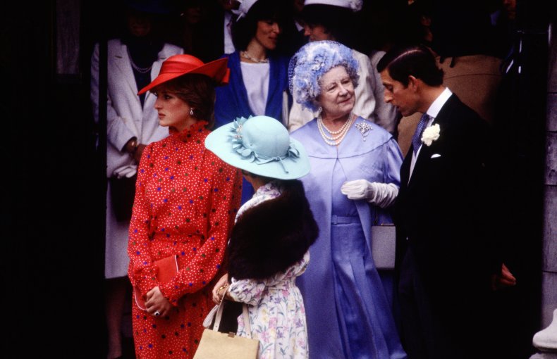 Princess Diana at Soames' Wedding