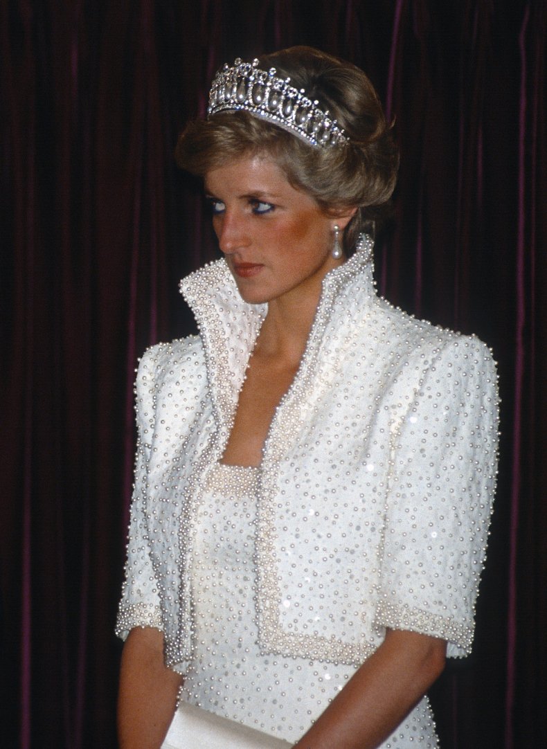 Princess Diana Wears Elvis Dress