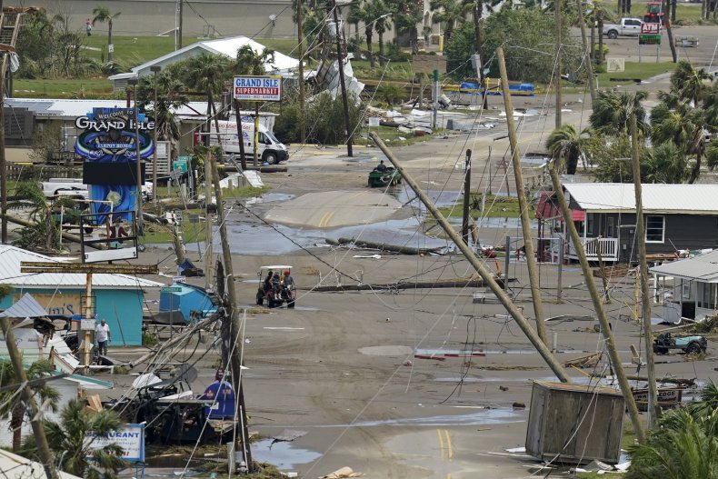 Homes and Businesses Destroyed in Grand Isle