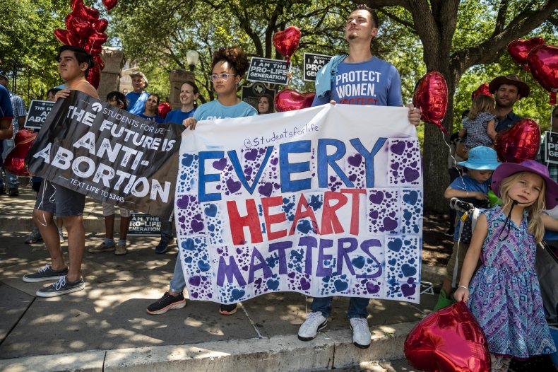 Pro-Life Protesters Gathered in Austin, Texas