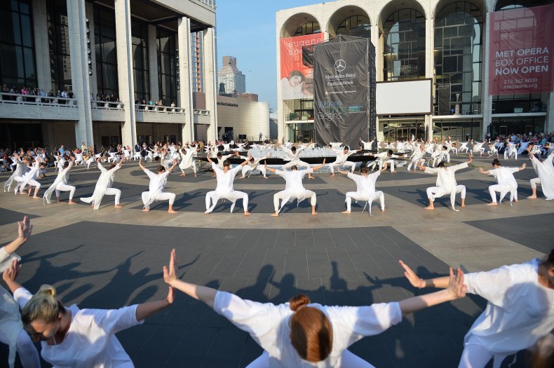A 9/11 tribute performance at Lincoln Center.