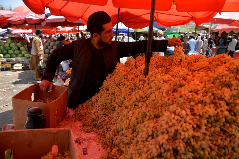 Fruit Vendor in Kabul, Afghanistan