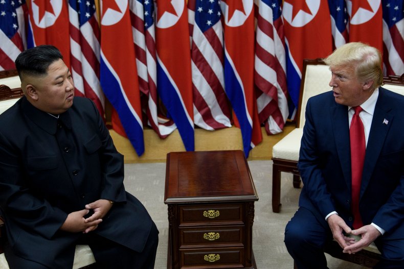 Kim Jong Un and President Donald Trump