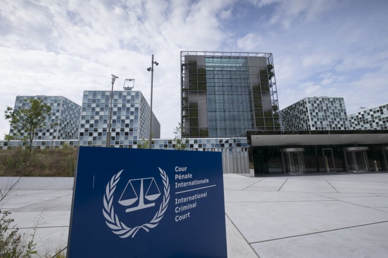 Exterior view of new International Criminal Court 