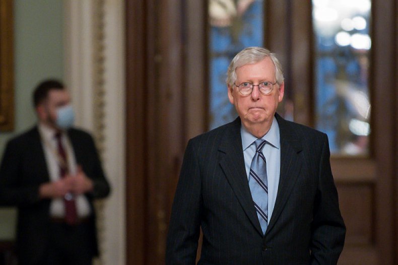Mitch McConnell Joe Biden Impeachment Republicans Afghanistan