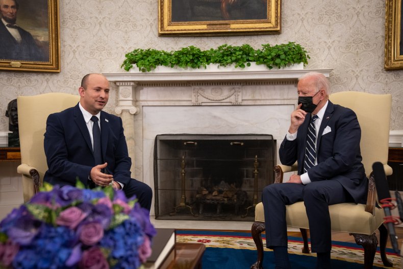 Naftali Bennett and Joe Biden