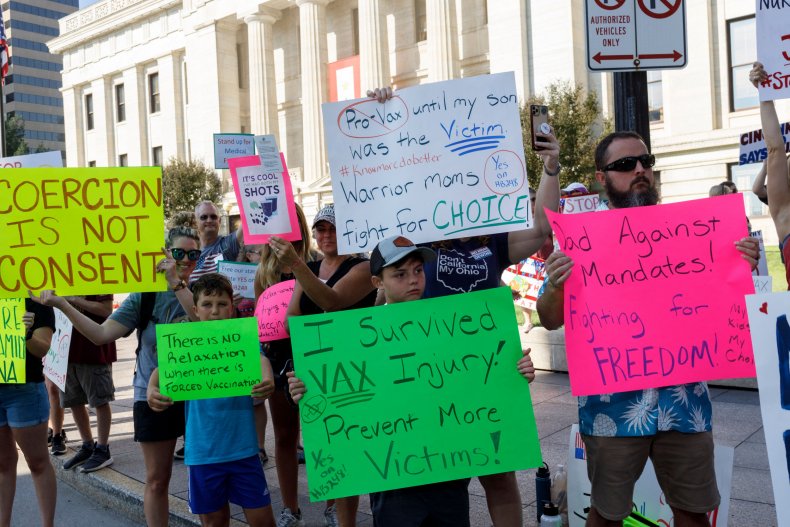 Erick Erickson COVID-19 anti-vaxxers anti-vaccination activists idiots