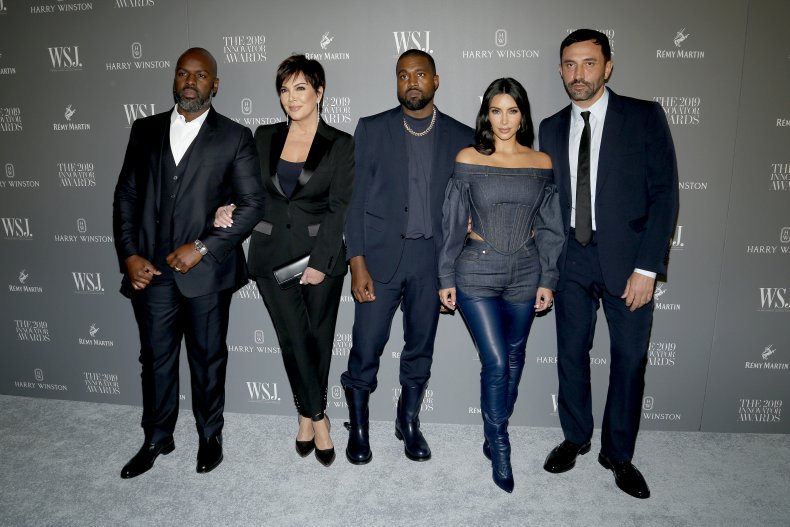 Corey Gamble, Kris Jenner, Kanye West Kim