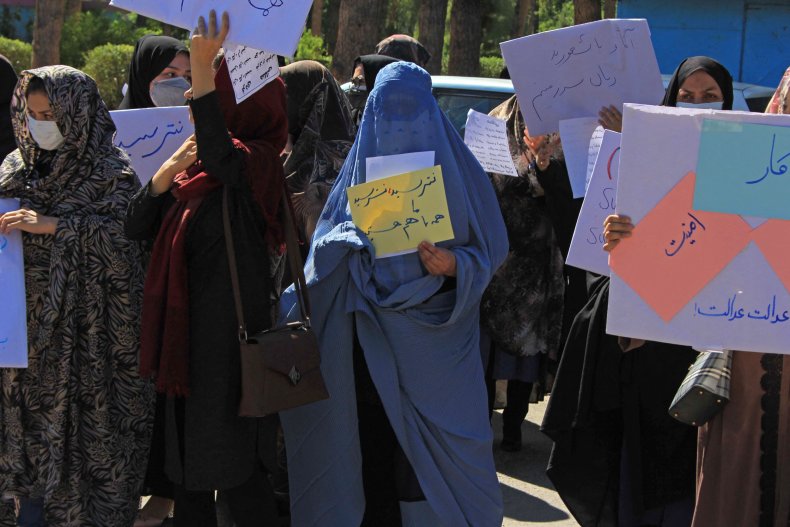 Afghan Women Protest in Herat