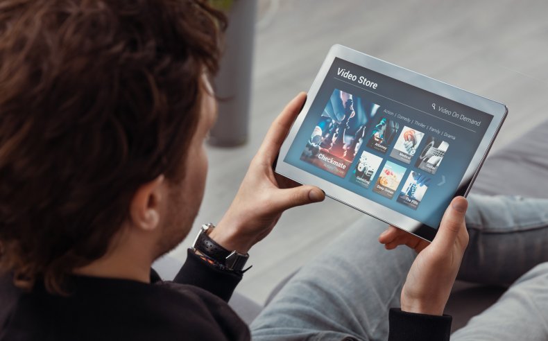 Streaming media service Stock Images