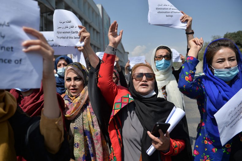 Afghan Women Protest in Kabul