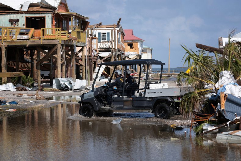 Ida Damages Grand Isle