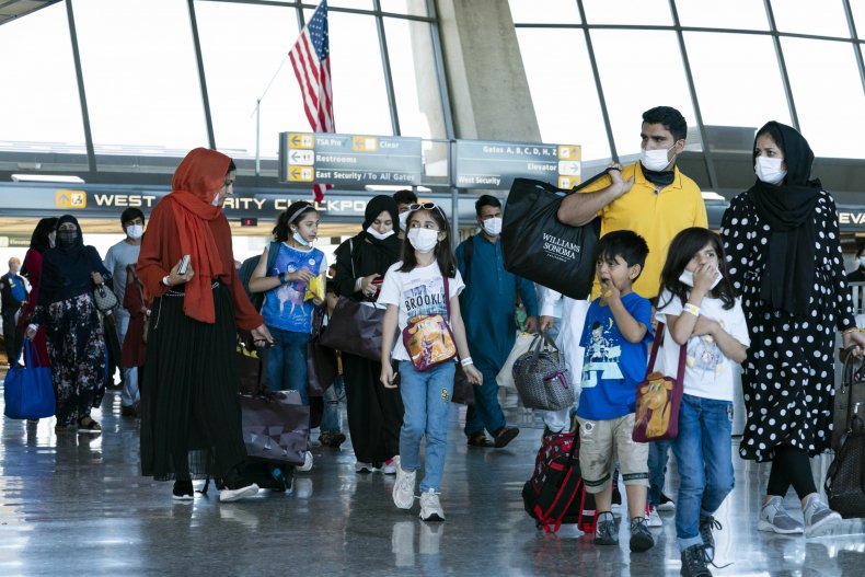 Afghanistan Evacuees Arrive in U.S.