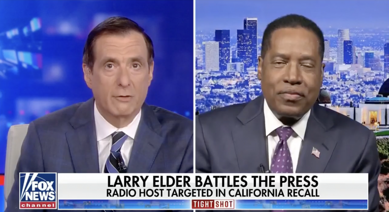 Howard Kurtz and Larry Elder