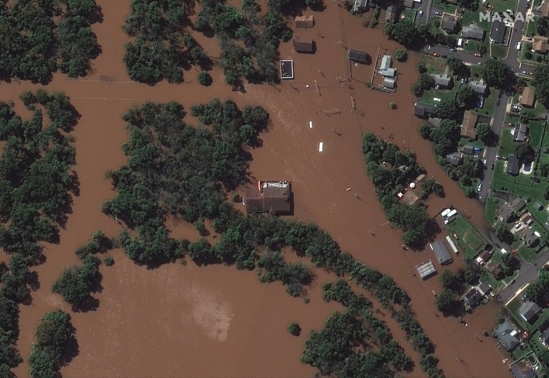 Aerial shot of New Jersey.