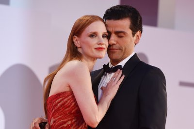 Jessica Chastain and Oscar Isaac in Venice