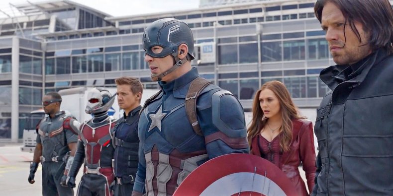 Chris Evans in Captain America Civil War