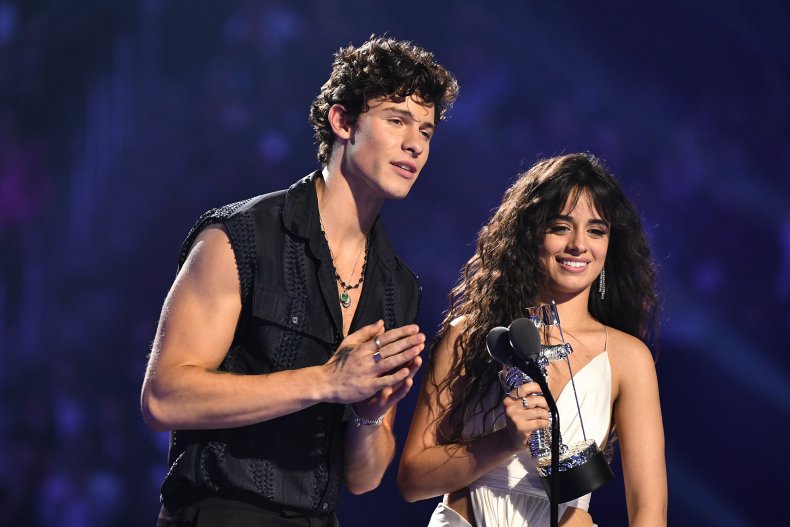 Shawn Mendes, Camila Cabello at 2019 VMAs.