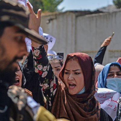Afghan women protest against Pakistan