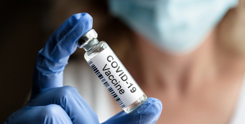 COVID vaccine stock image